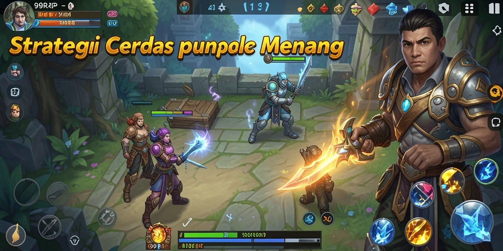 Screenshot 99RP menampilkan aksi strategis yang intens.