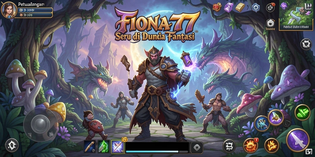Tampilan menarik dari gameplay petualangan FIONA77.