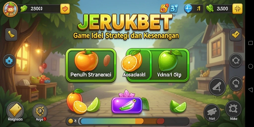 Tampilan gameplay seru dalam JERUKBET yang mengasyikkan.