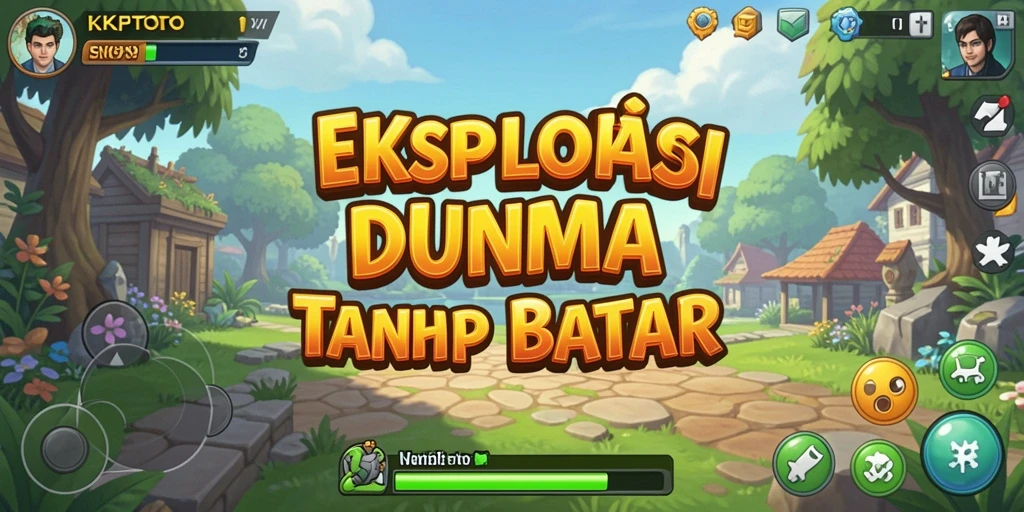 Tangkapan layar utama KPKTOTO menampilkan eksplorasi dunia terbuka.