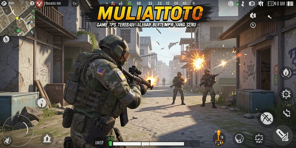 Gameplay seru dalam MULIATOTO dengan aksi pertarungan yang intens.