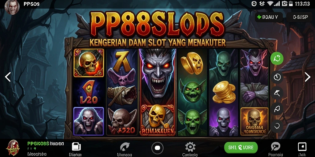 Screenshot menampilkan pengalaman gameplay horor yang menegangkan.